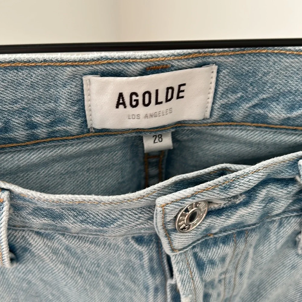 AGOLDE light blue jeans size 28 - Picture 3 of 3